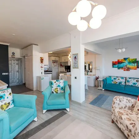 Colorful House With Magnificent Sea View Near Beach In * بودروم